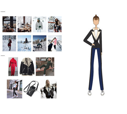 Moodboard + Outfit (side project)